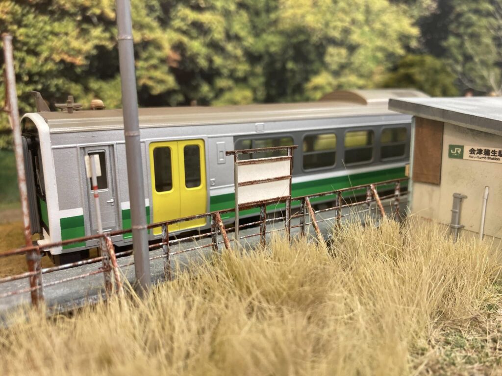 会津蒲生駅ジオラマ