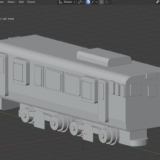 只見線車両のモデリング・アニメーション途中経過｜WebAR #1
