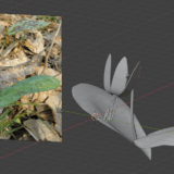 只見線駅周辺の風景モチーフのモデリング・アニメーション途中経過｜絵はがき × WebAR #2