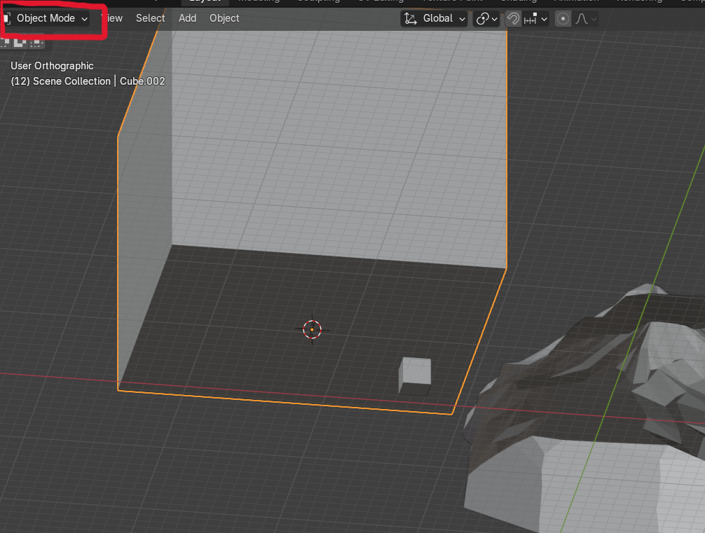 オブジェクトモード(Object Mode)