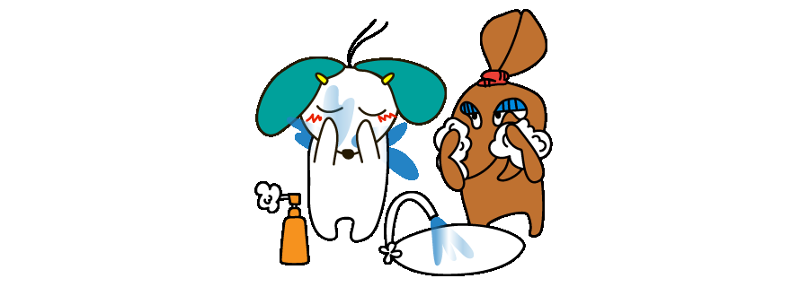02_顔洗い