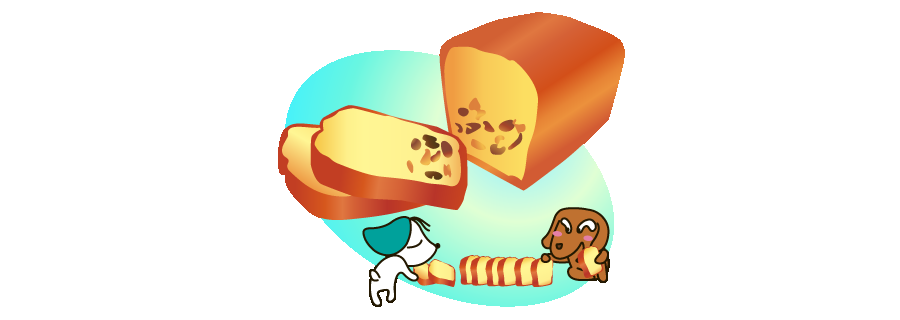 21_チャ＆シロ＆パウンドケーキ